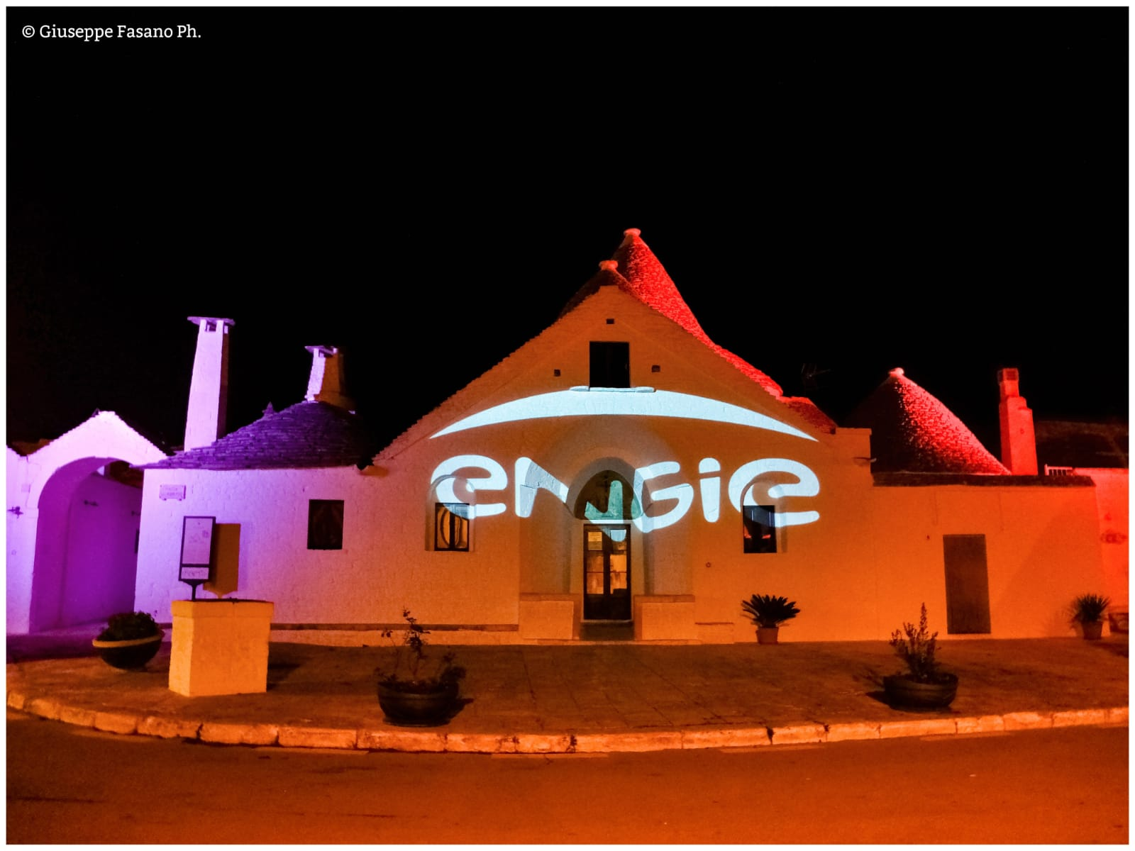 Immagine di logo engie su trullo