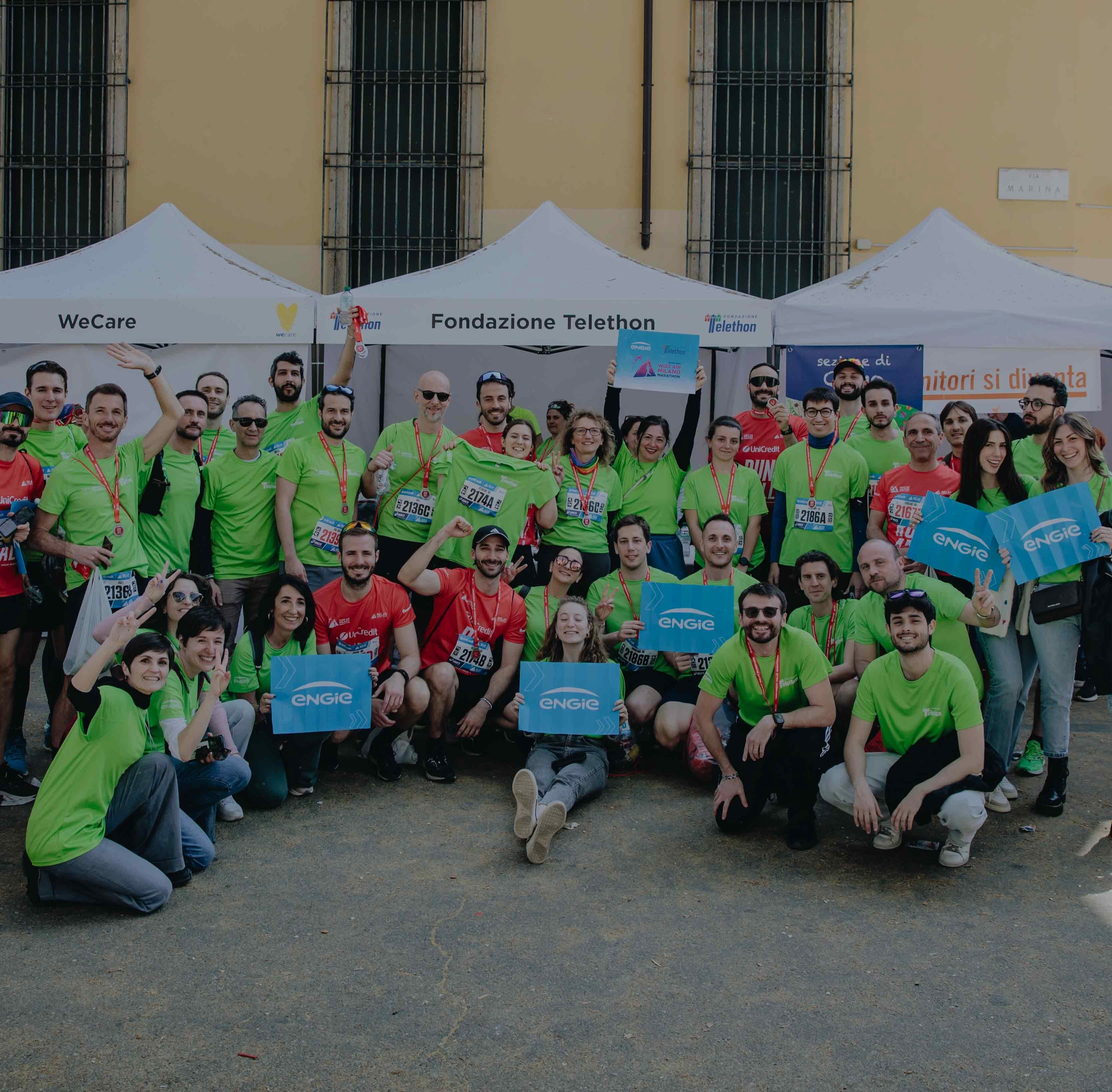 ENGIE partecipa alla Milano Relay Marathon 2025 per Fondazione Telethon