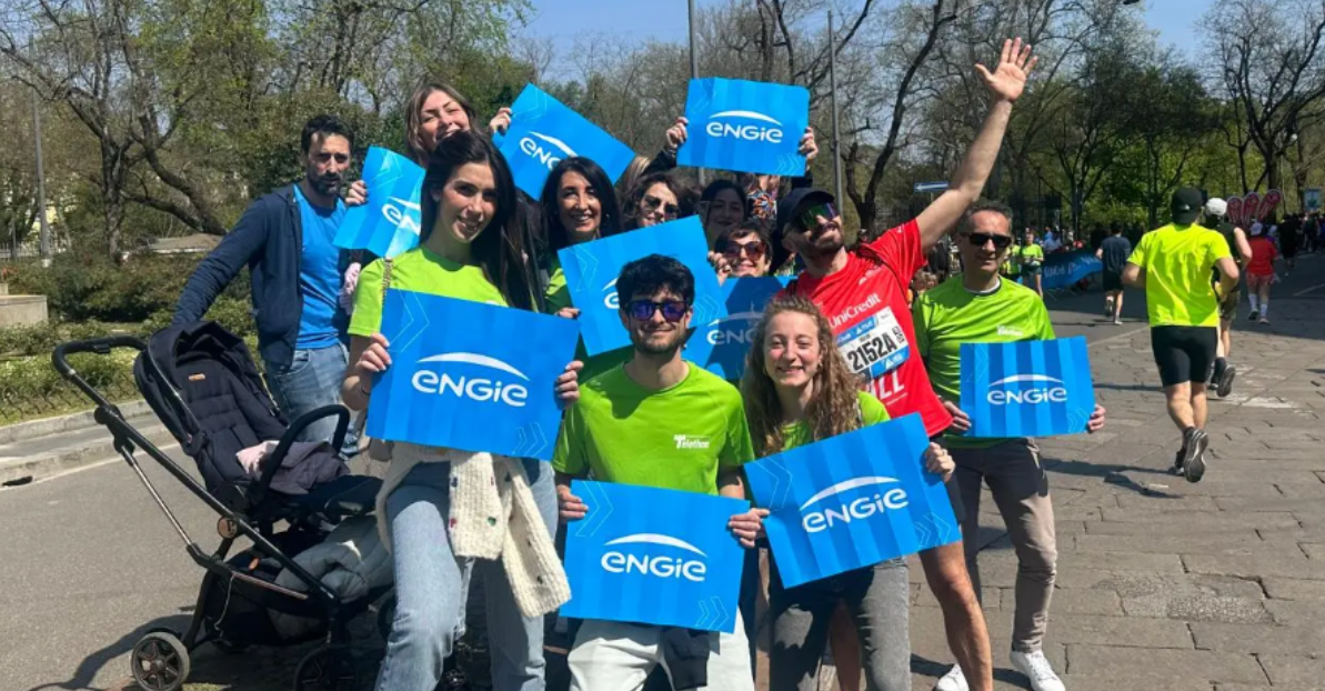 Milano Relay Marathon 2025: 11 squadre ENGIE corrono per la ricerca con Telethon